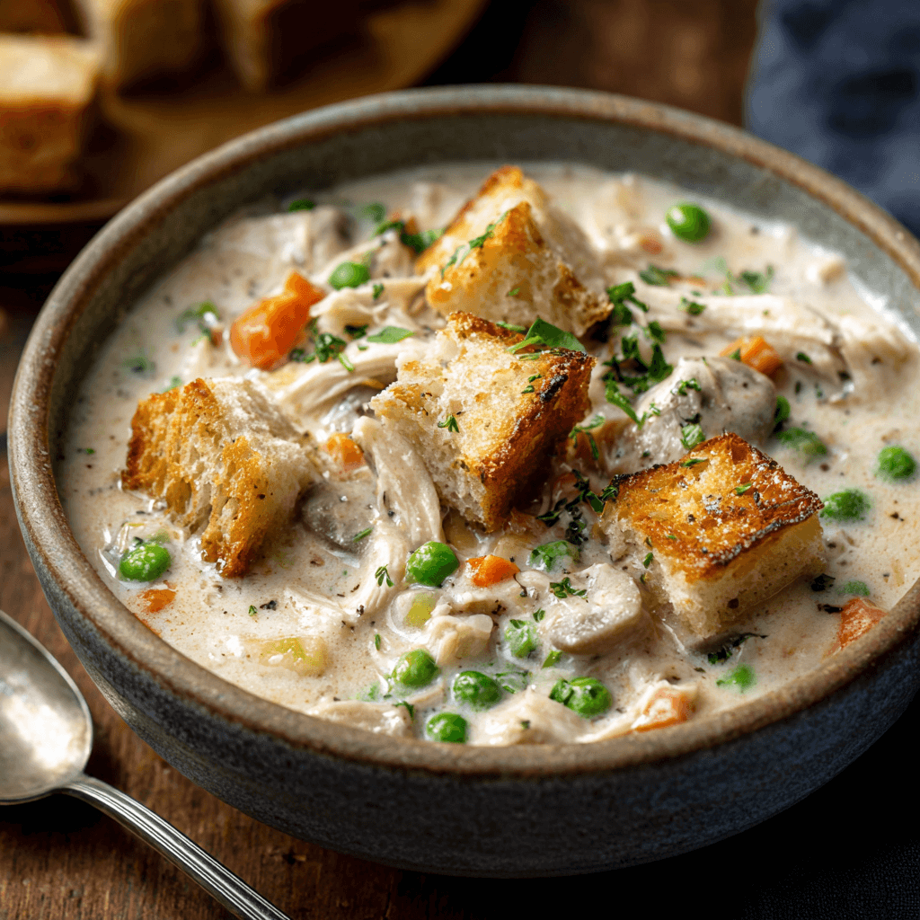 Chicken Pot Pie Soup Recipe: A Cozy Comfort Food Delight!