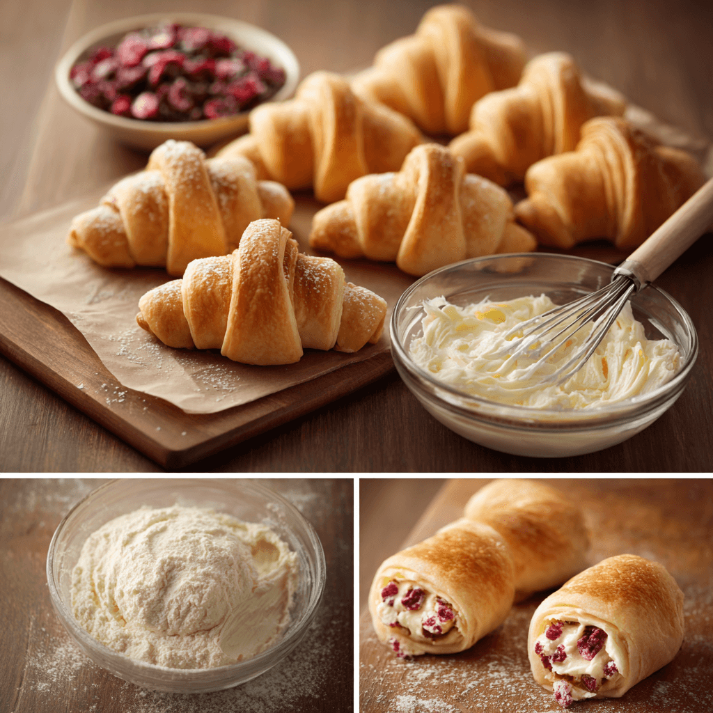 Cranberry Cream Cheese Crescent Bites You'll Love Today!