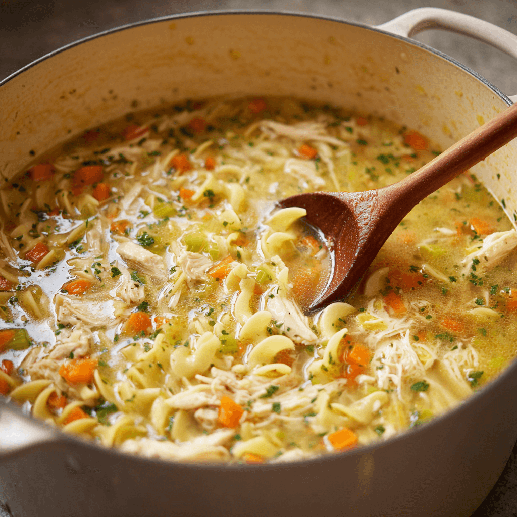 Easy Creamy Chicken Noodle Soup: A Cozy Comfort Food!