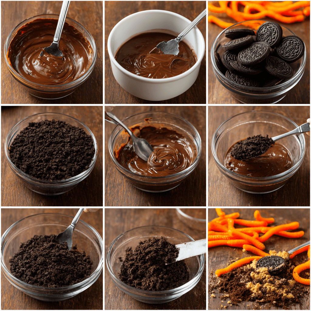 Make these fun Halloween dirt cups for a tasty treat!