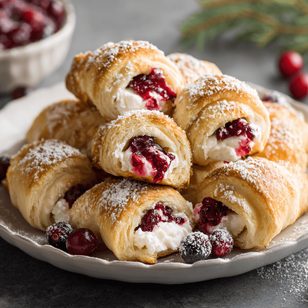 Cranberry Cream Cheese Crescent Bites You'll Love Today!