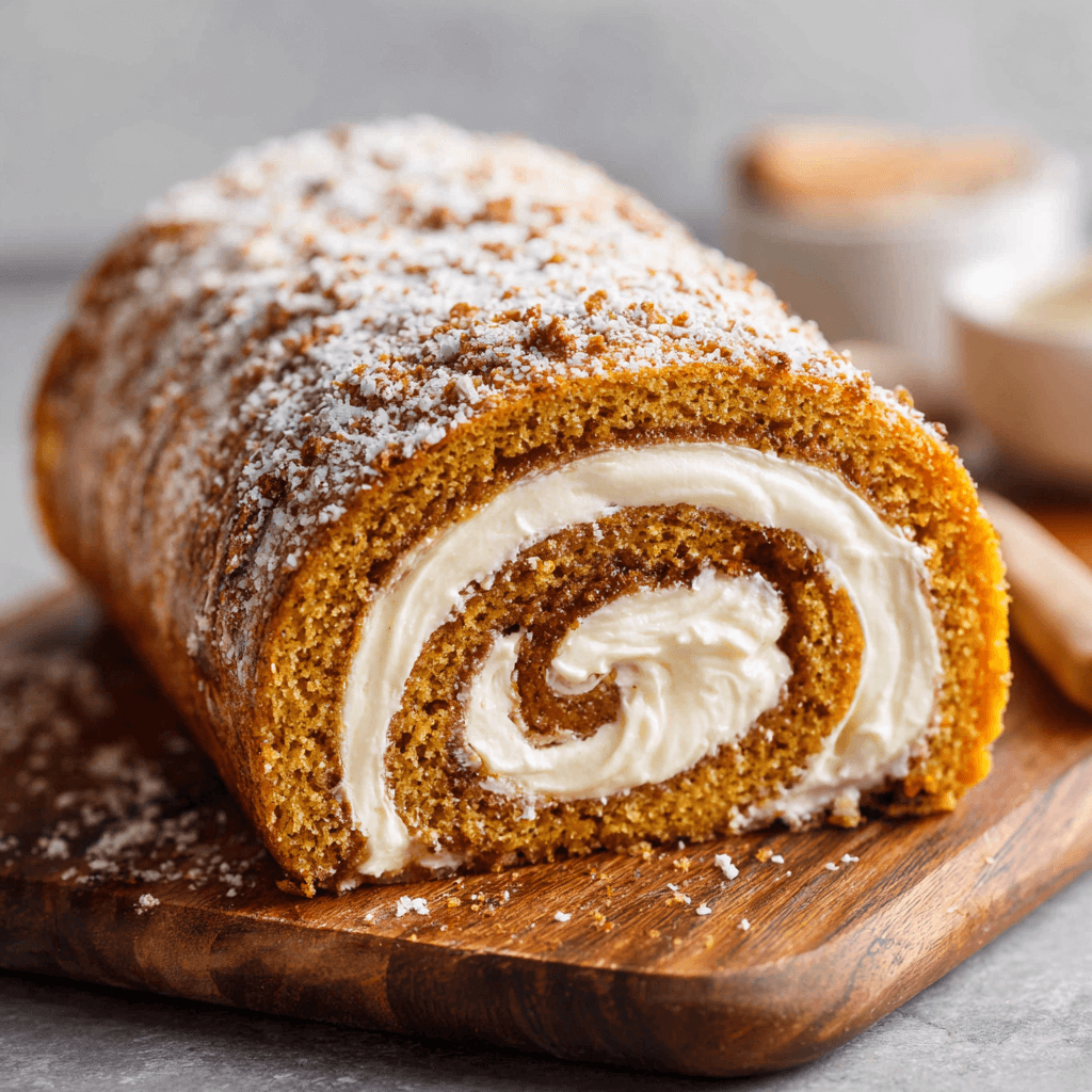 Creamy Pumpkin Spice Roll Cake: Your New Fall Favorite!