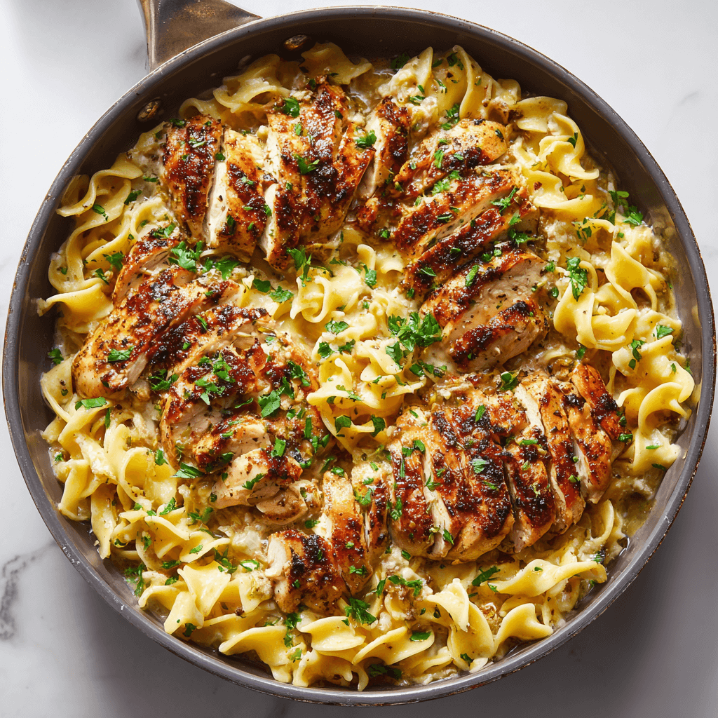 One-Pan Chicken with Buttered Noodles for Effortless Dinners