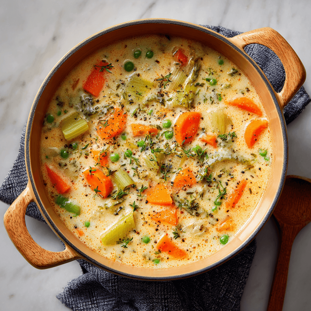 One-Pot Creamy Vegetable Soup: Discover the Easy Recipe!