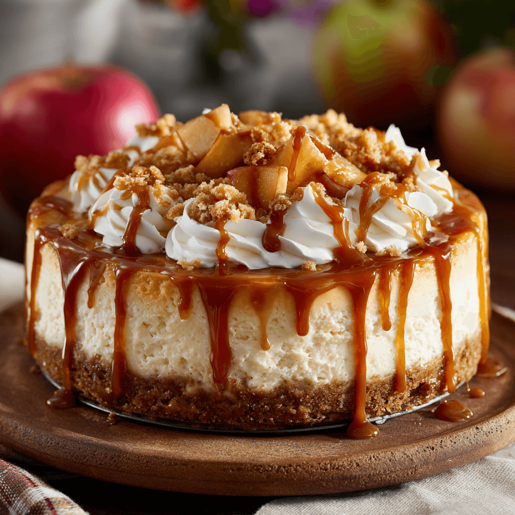 Salted Caramel Apple Pie Cheesecake: A Taste Sensation!