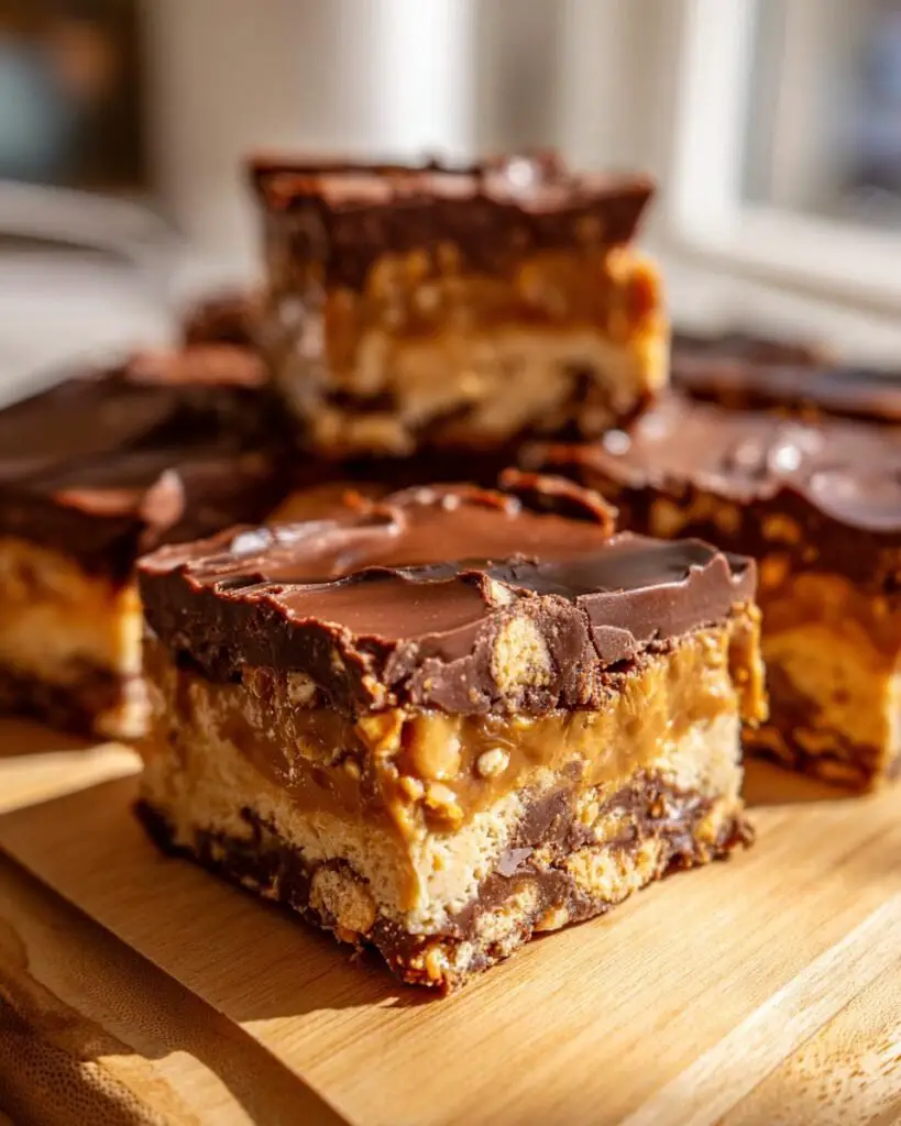 Butterfinger Peanut Butter Fudge Bars