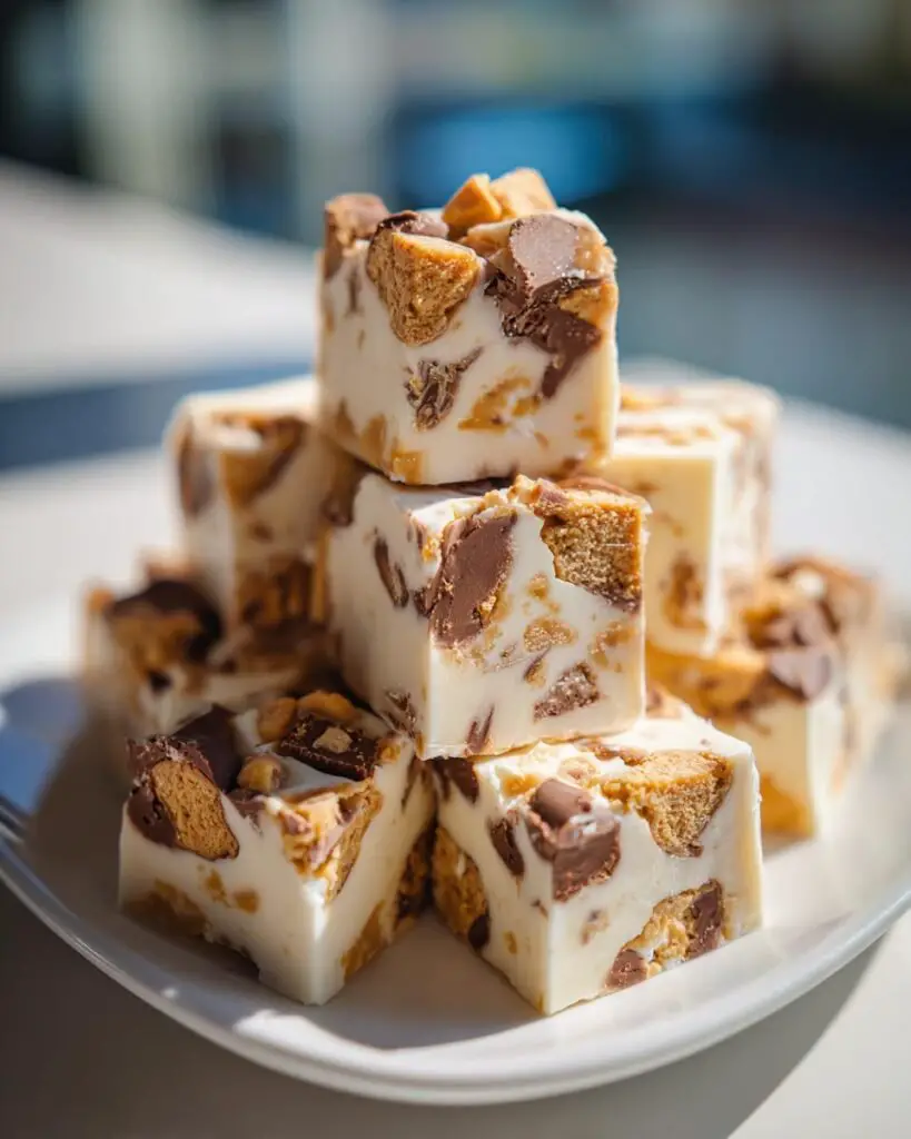 Butterfinger Reese’s White Chocolate Fudge