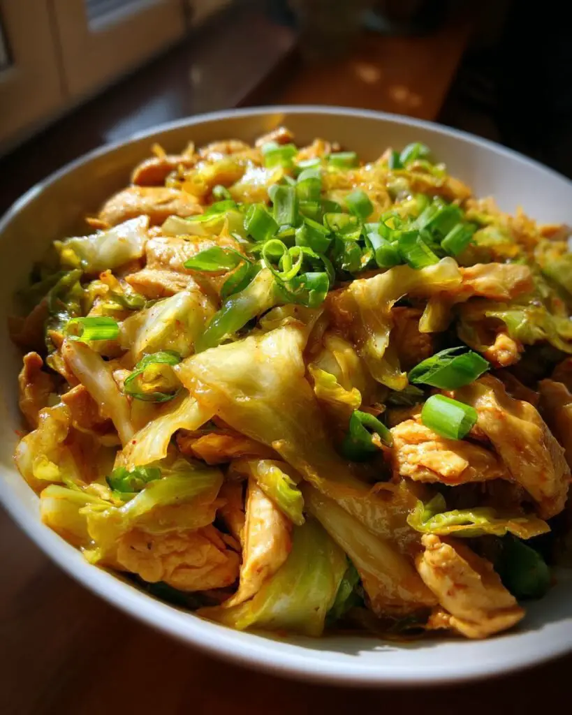 Chinese Chicken and Cabbage Stir Fry