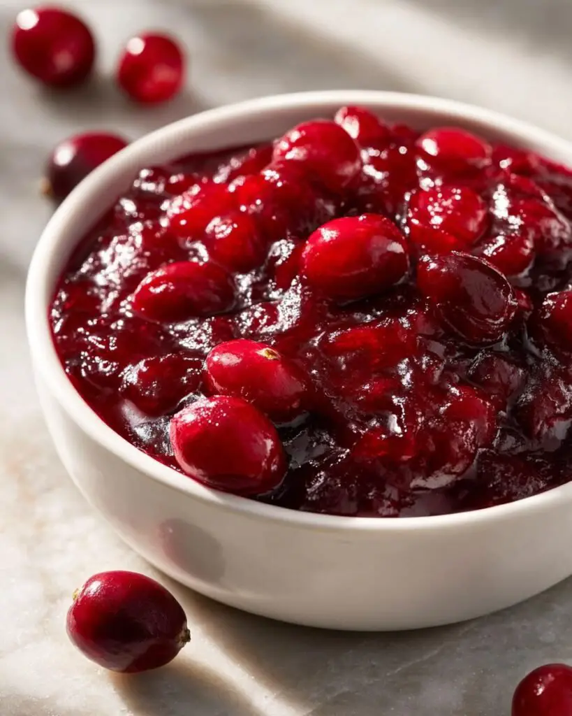 Classic Homemade Cranberry Sauce