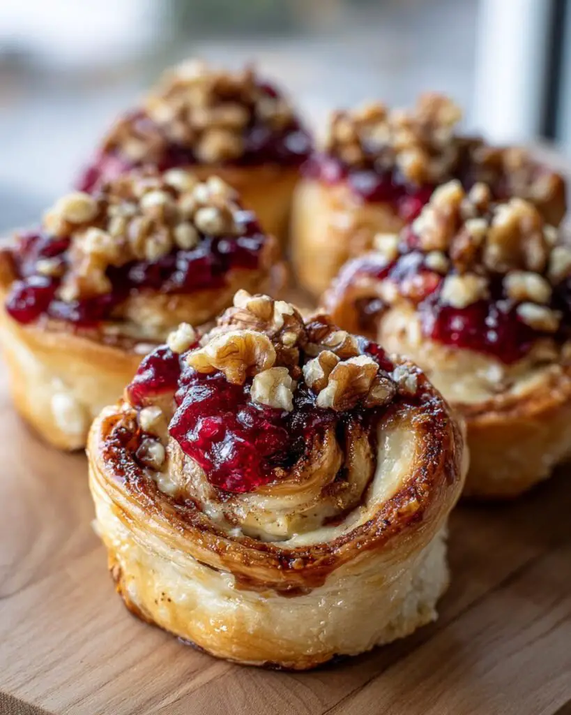 Cranberry Cream Cheese Crescent Bites – A Sweet, Tangy, and Easy Holiday Appetizer