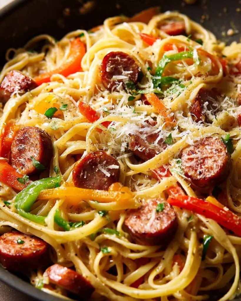 Creamy Smoked Sausage Pasta Recipe