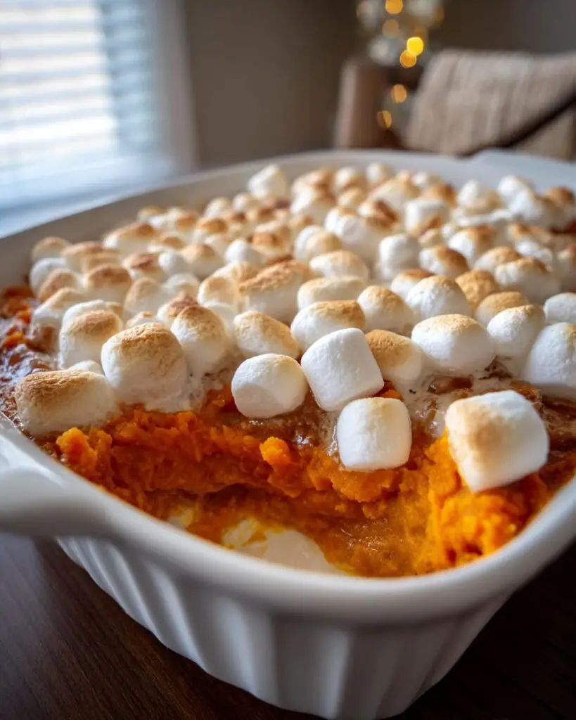Sweet Potato Casserole with Marshmallows