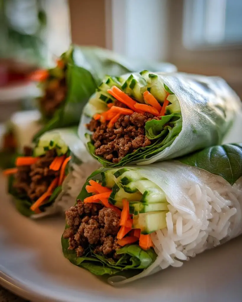 Thai Basil Beef Rolls – Flavorful Asian Inspired Beef Dish