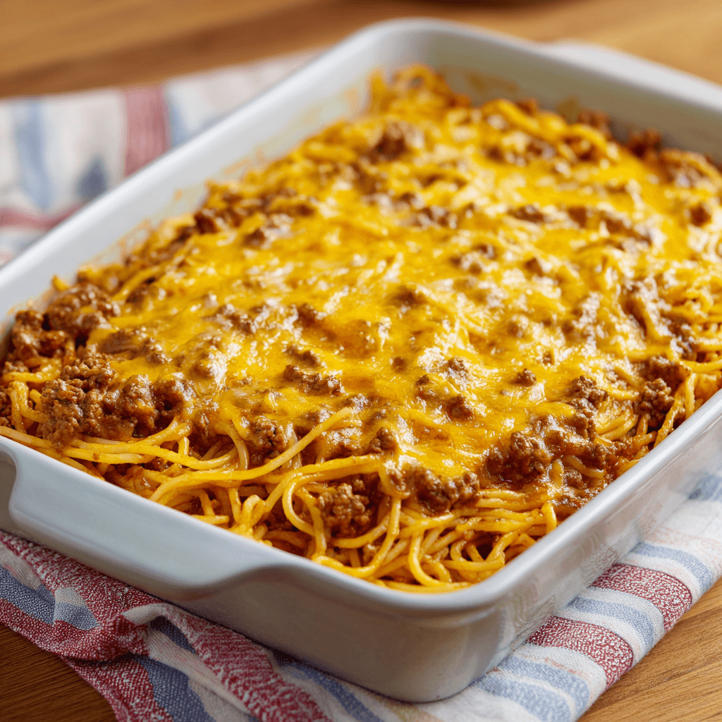 Creamy Southern Spaghetti Bake: A Family Favorite Recipe!