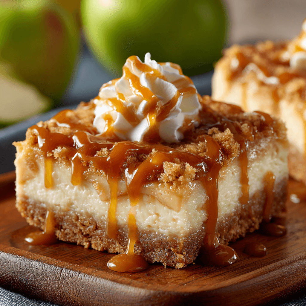 Caramel Apple Cheesecake Bars Recipe You Can't Resist!