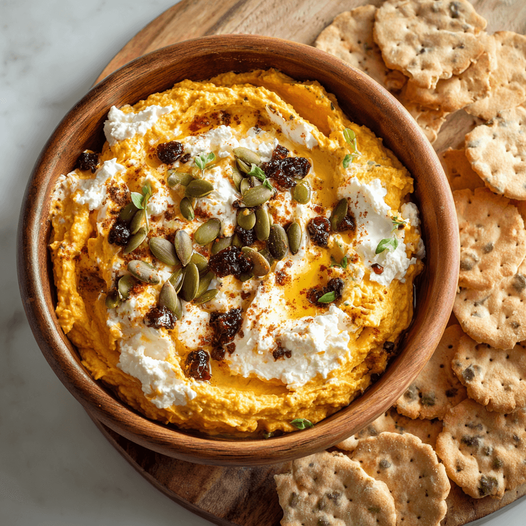 Pumpkin Whipped Feta Dip: A Unique Festive Delight!