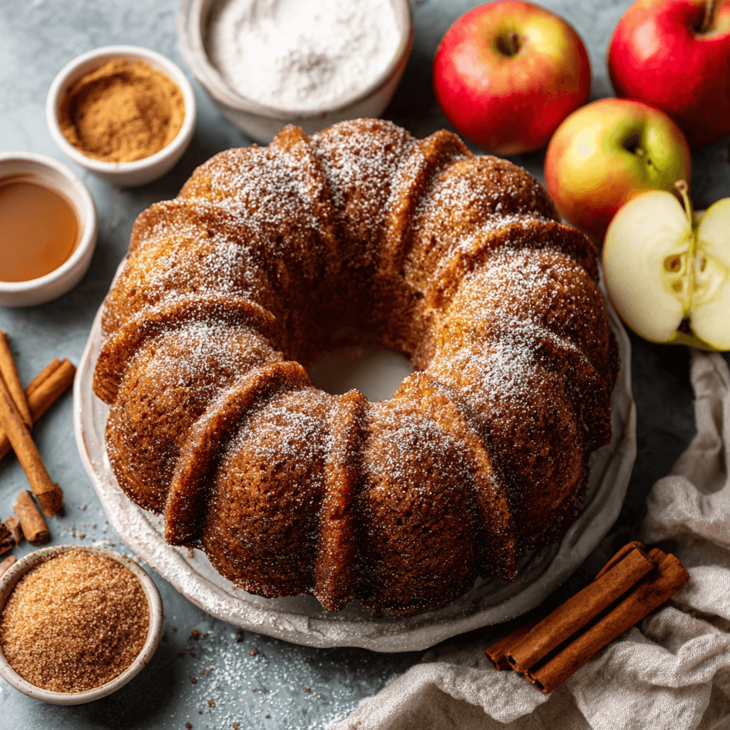 The Most Delicious Apple Cider Donut Bundt Cake for Fall Awaits You!