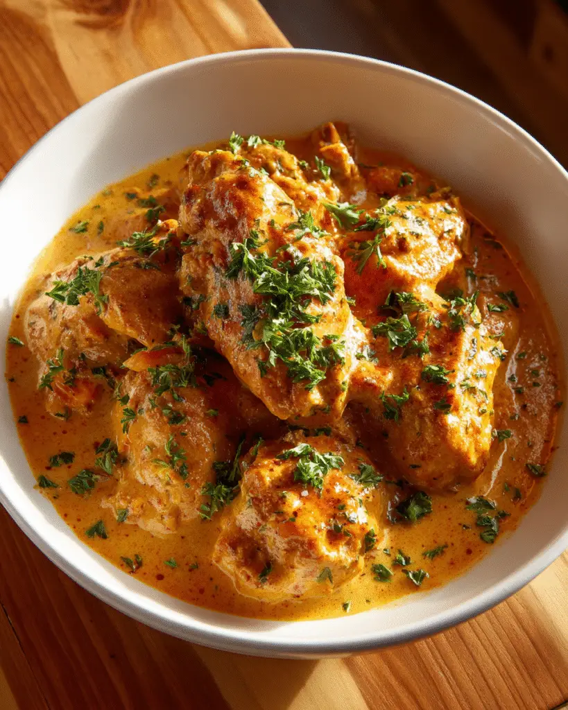 Slow Cooker Creamy Chicken & Gravy: 5-Minute Heaven