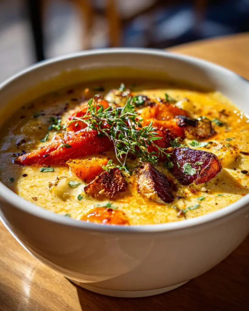 Cozy Roasted Vegetable Soup for Chilly Days