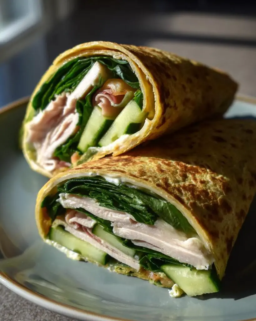 Delicious Low-Carb Swiss Turkey Snack Wraps for Guilt-Free Munching