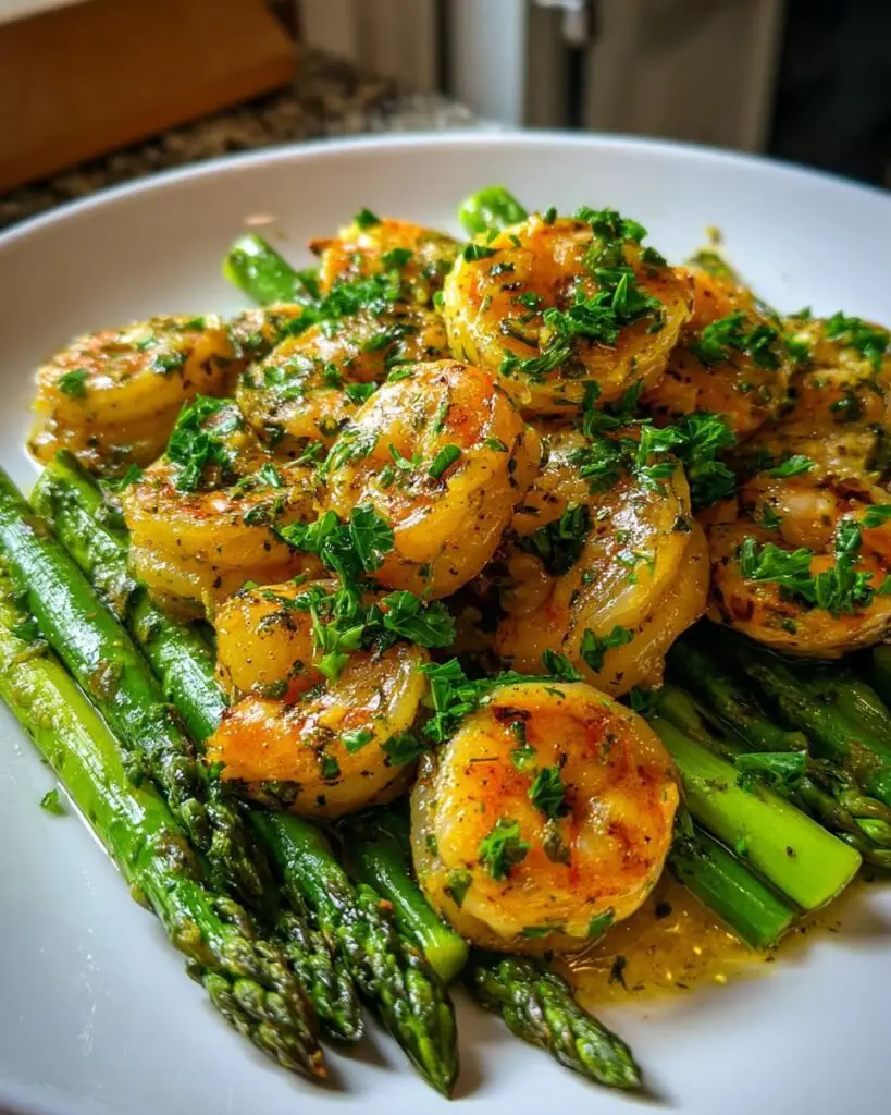 Garlic Butter Shrimp with Asparagus – Easy, Flavor-Packed Dinner