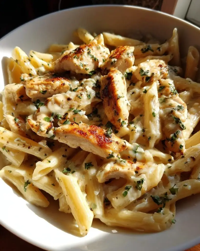 Garlic Parmesan Chicken and Pasta