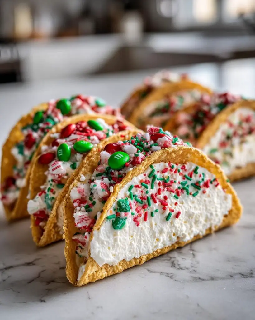 Holiday Cheesecake Tacos
