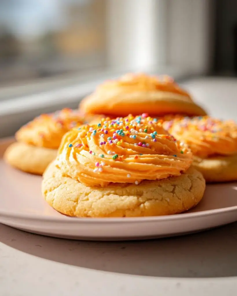 Orange Creamsicle Sugar Cookies