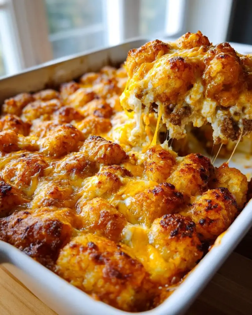 Ranch Chicken Tater-Tot Casserole