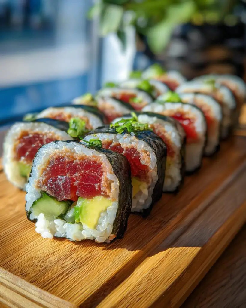 Spice Up Your Meal with Low-Carb Spicy Tuna Nori Rolls