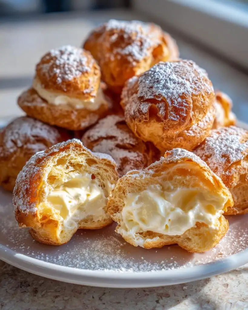 Vanilla Bean Cream Puffs