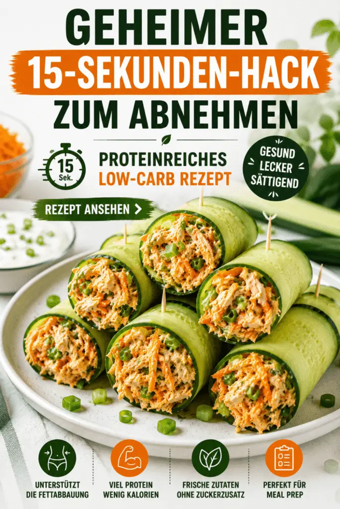Geheimer 15-Sekunden-Hack zum Abnehmen einfaches Low-Carb Rezept