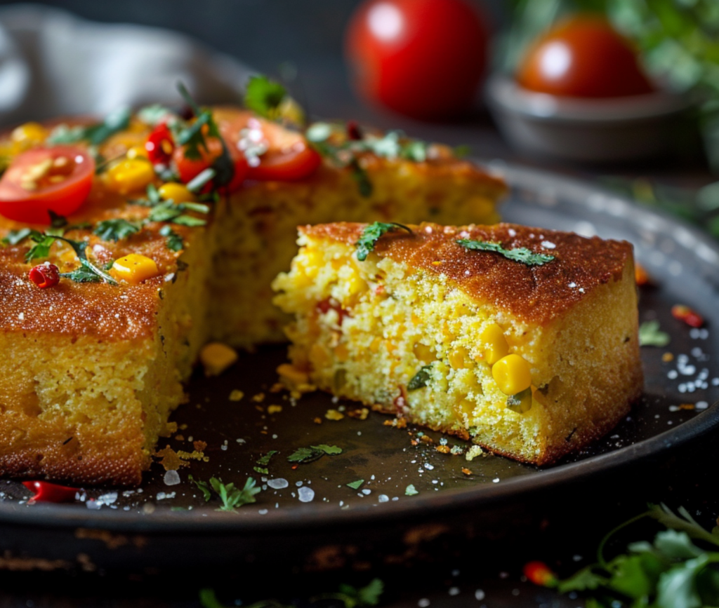 Delicious Mexican Cornbread with Fresh Ingredients