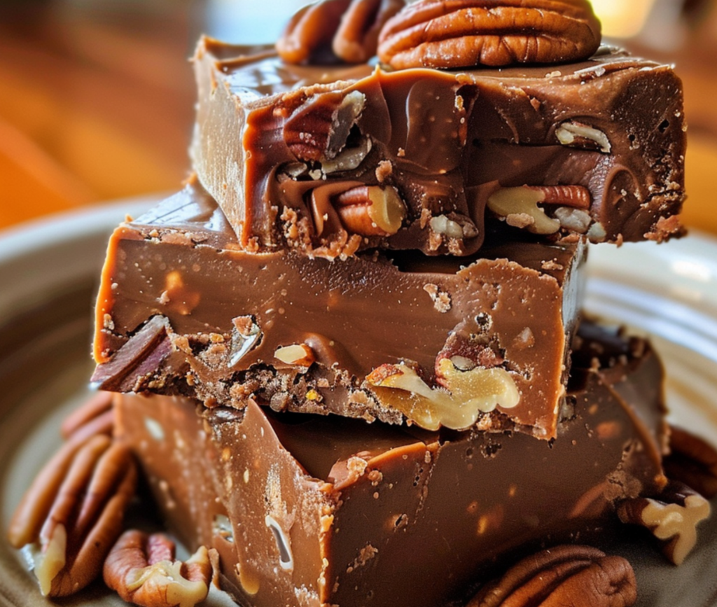 Delicious Buttery Fudge with Pecans