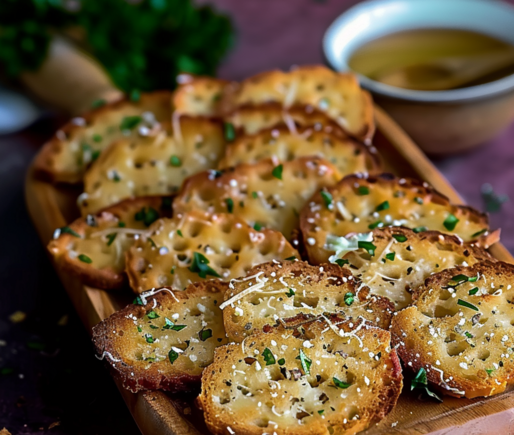 Garlic Bread Ritz Bits: A Savory Snack Delight