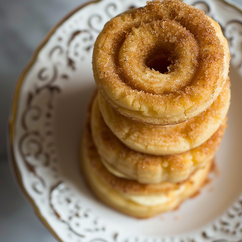 Golden Churro Cheesecake Cookies