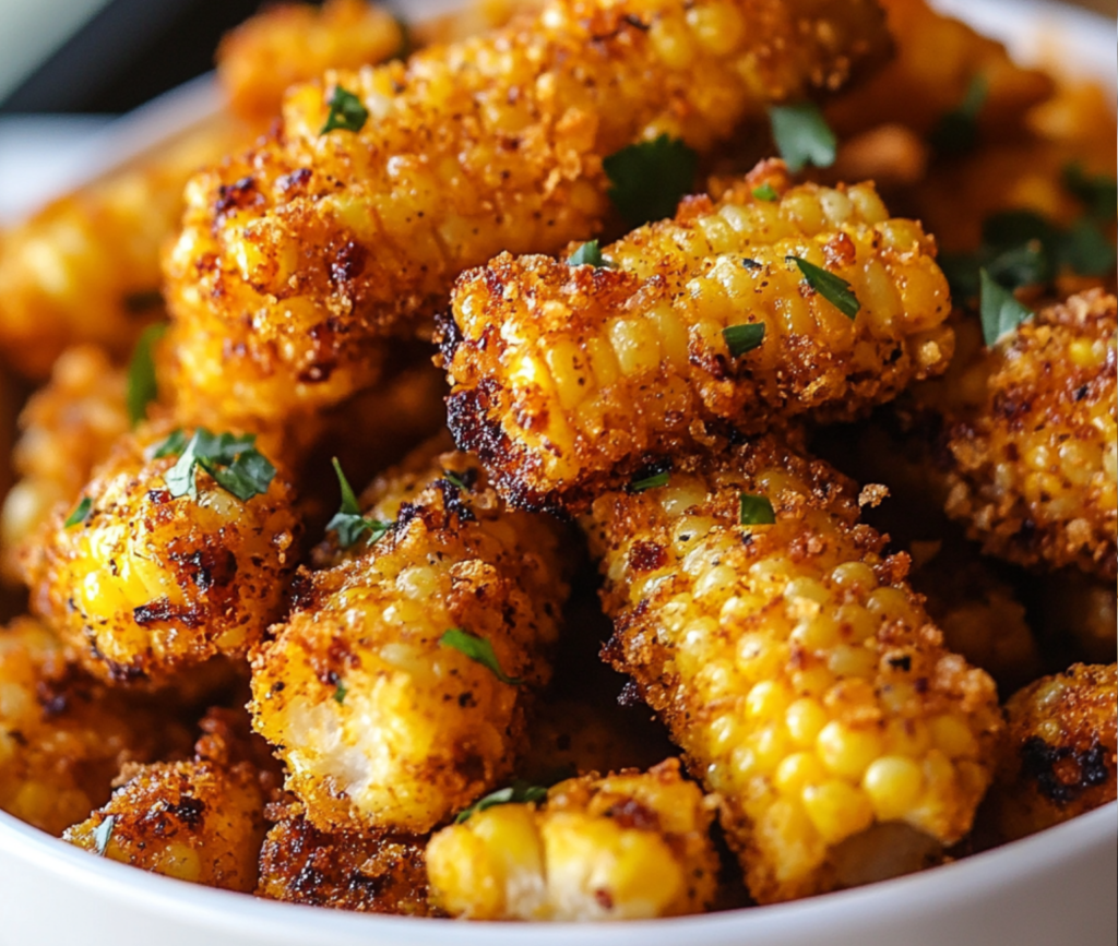 Golden Cajun Fried Corn Pieces