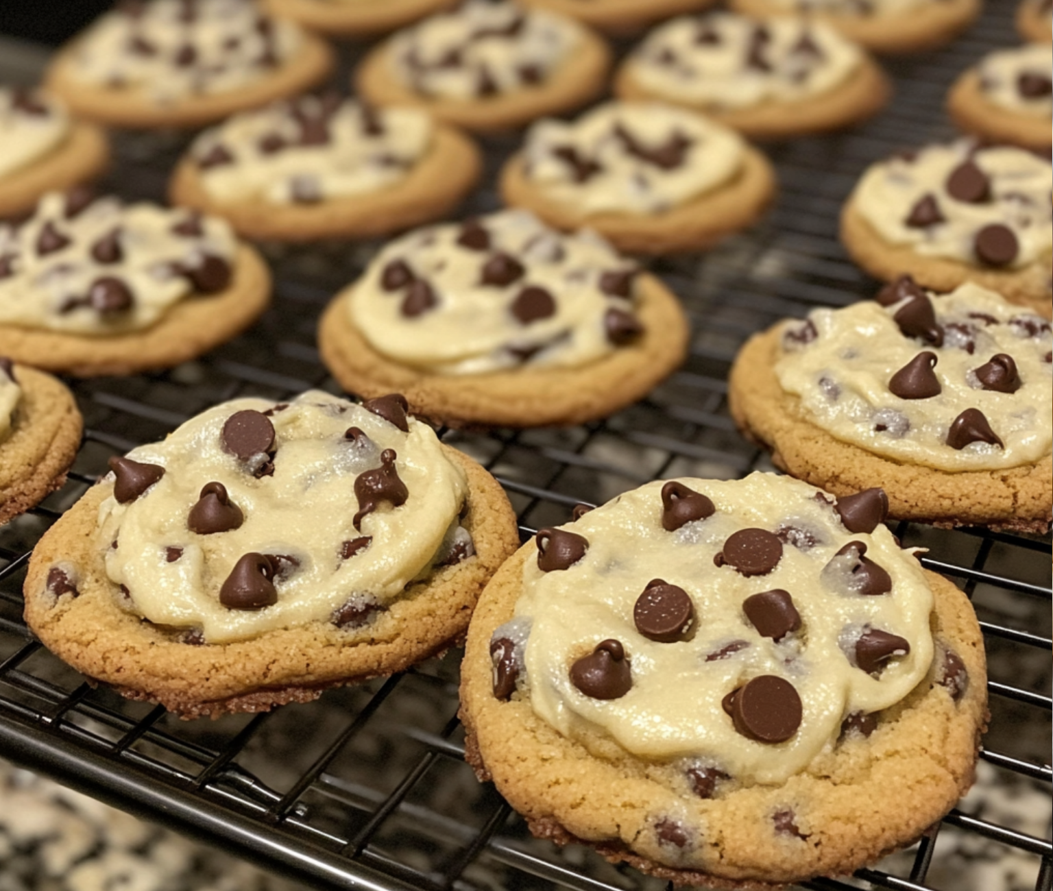 Perfectly Baked Chocolate Chip Cheesecake Cookies