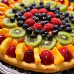 Colorful Fruit Pizza Cookie Delight