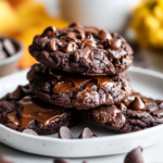 Gooey Chocolate Lava Brownie Cookies Fresh from the Oven