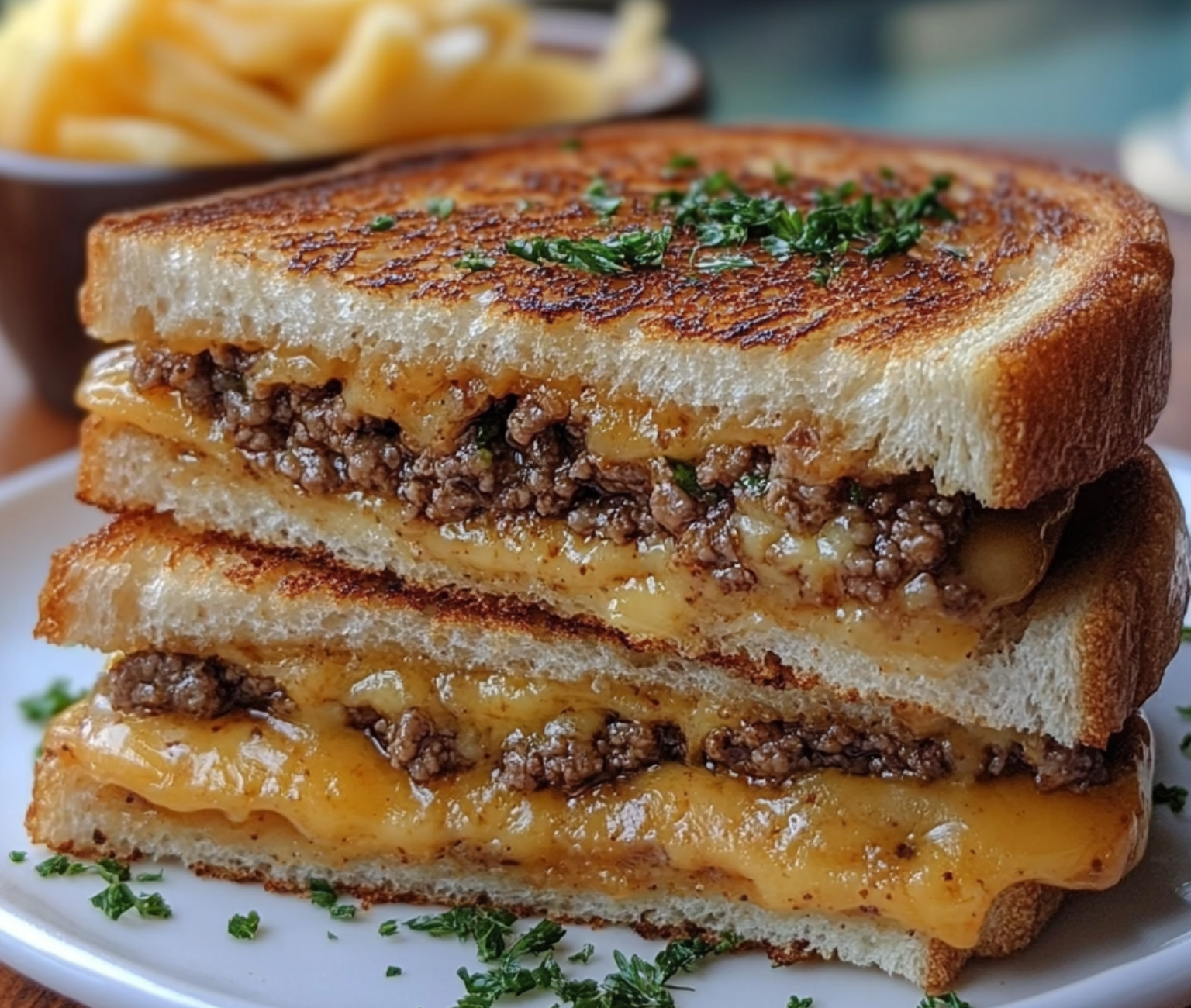 Ultimate Patty Melt with Secret Sauce on Crispy Rye Bread