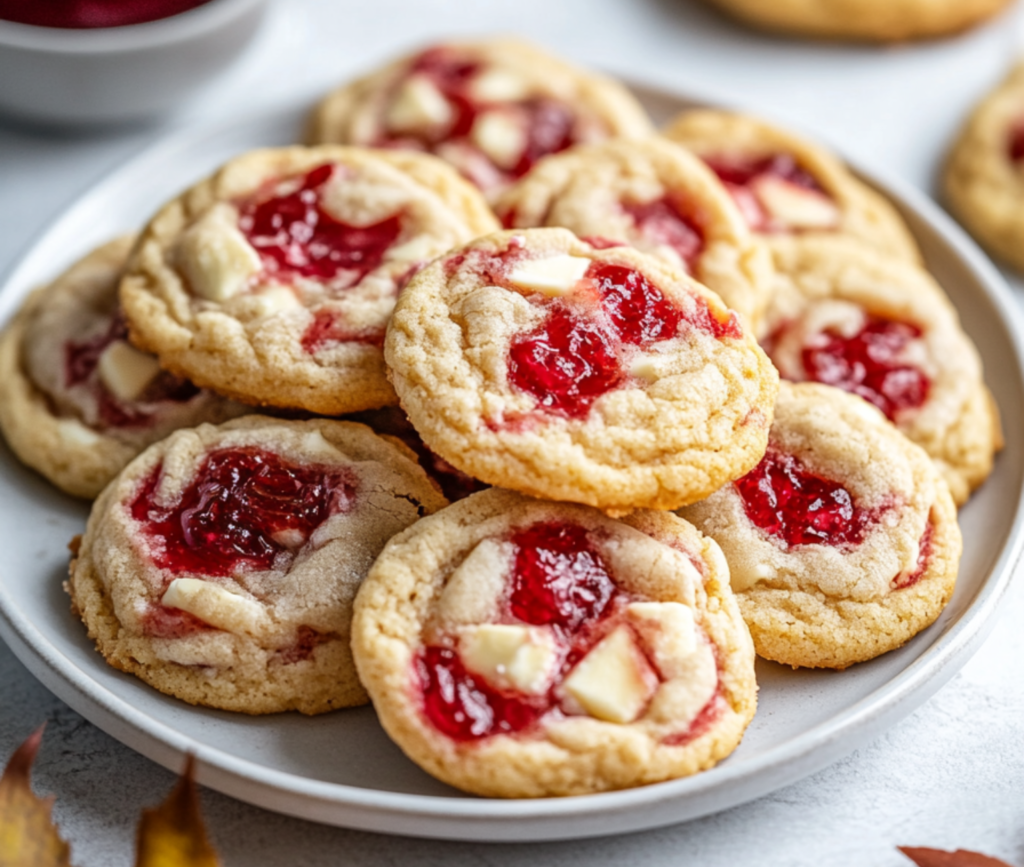 Freshly Baked Irresistible Strawberry Cheesecake Cookies