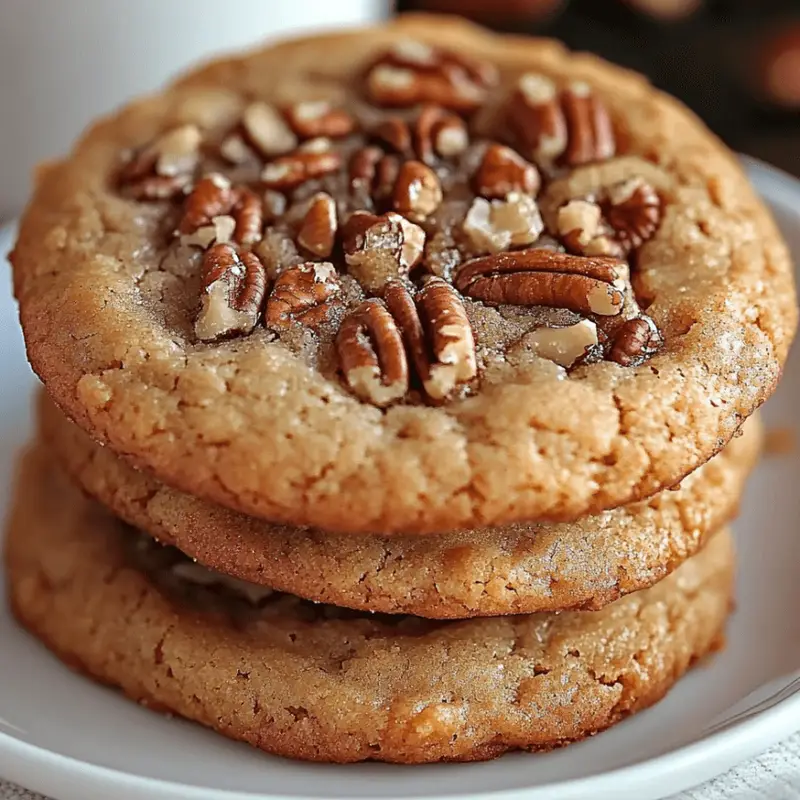 Gooey Pecan Pie Cookies Freshly Baked