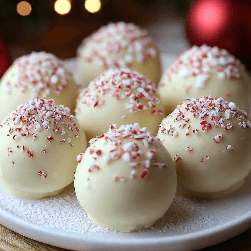 White Chocolate Peppermint Truffles Recipe – Easy Holiday Treats