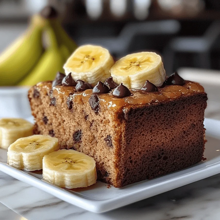 Freshly Baked Chocolate Chip Banana Loaf