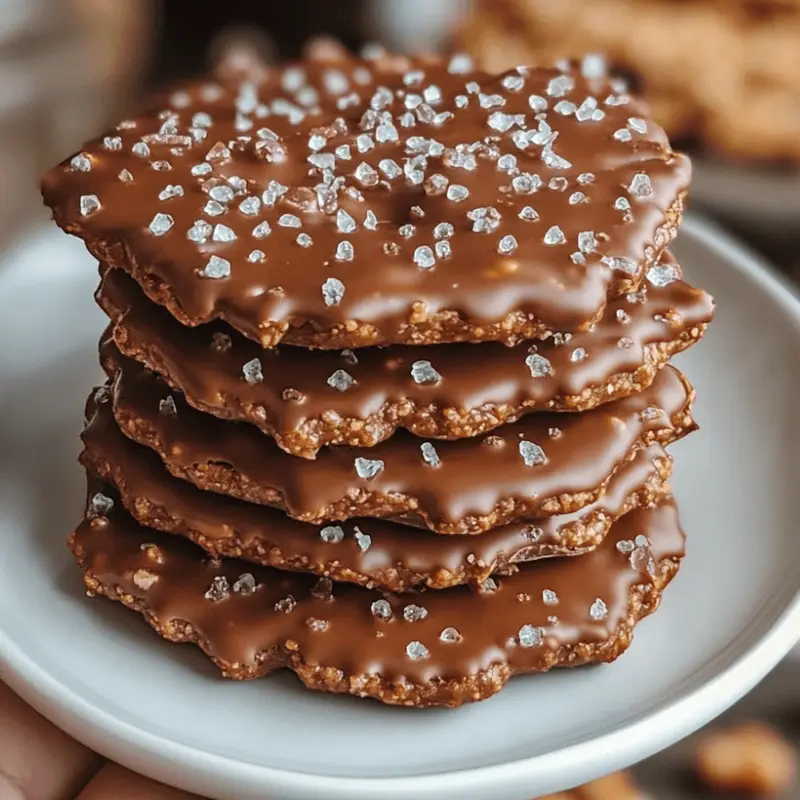 Crunchy Caramel Pretzel Clusters