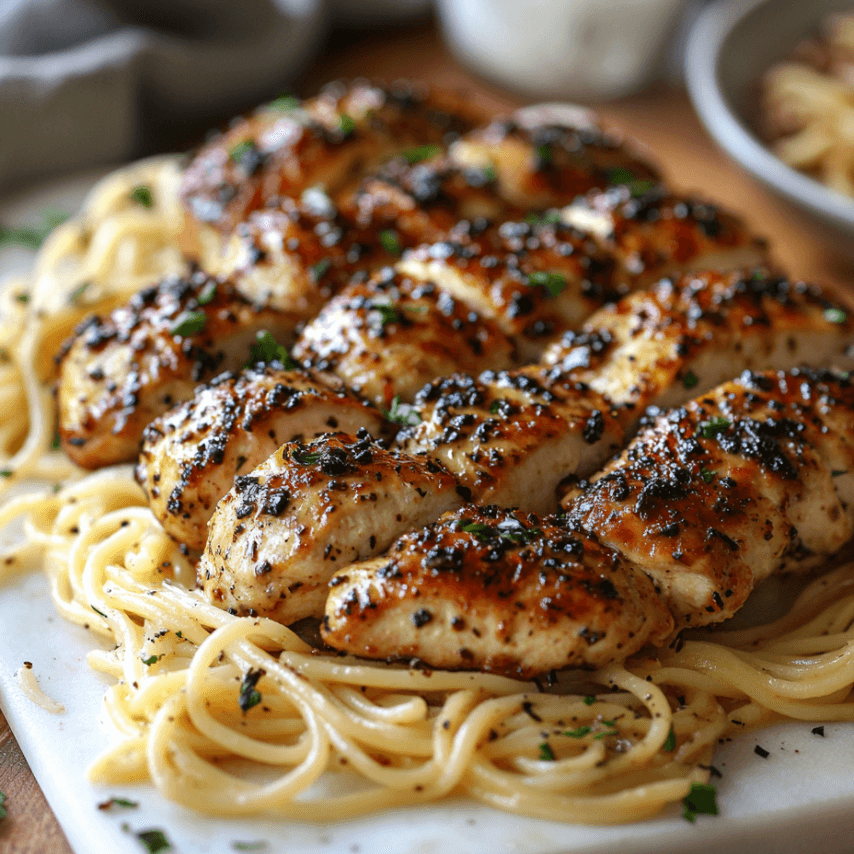 Garlic Butter Chicken Spaghetti Recipe – Quick & Easy