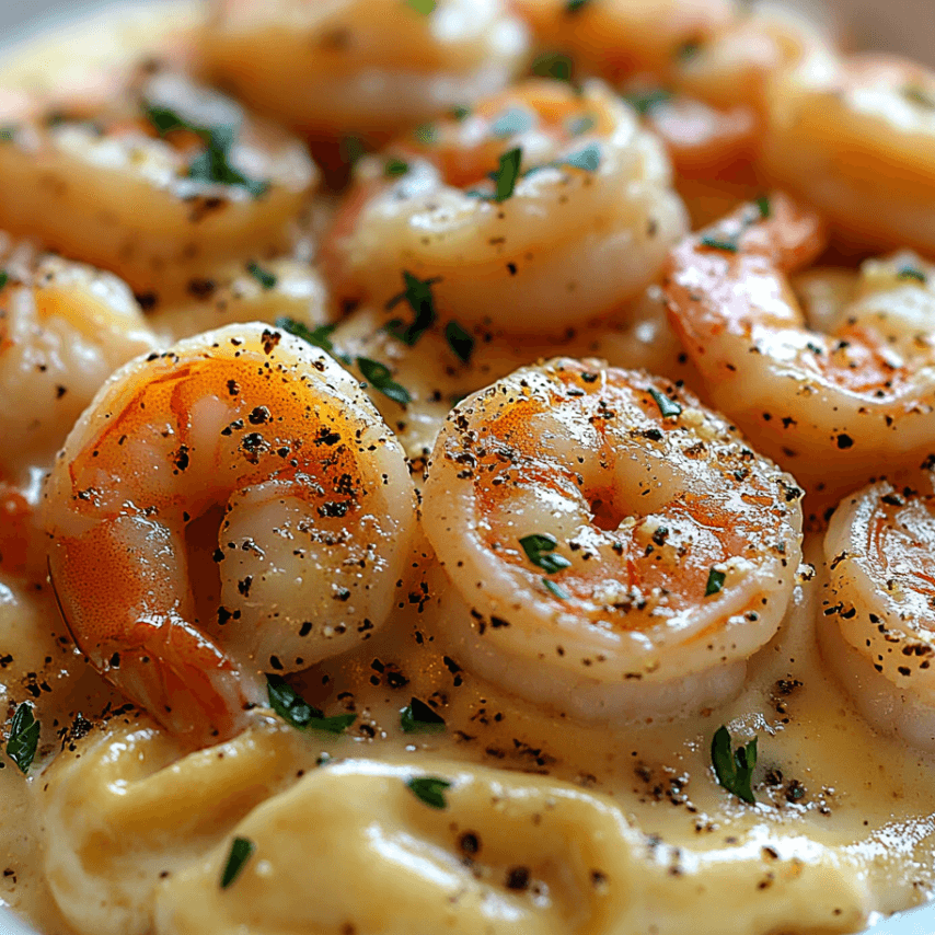 Shrimp Tortellini Alfredo - Creamy & Delicious Recipe