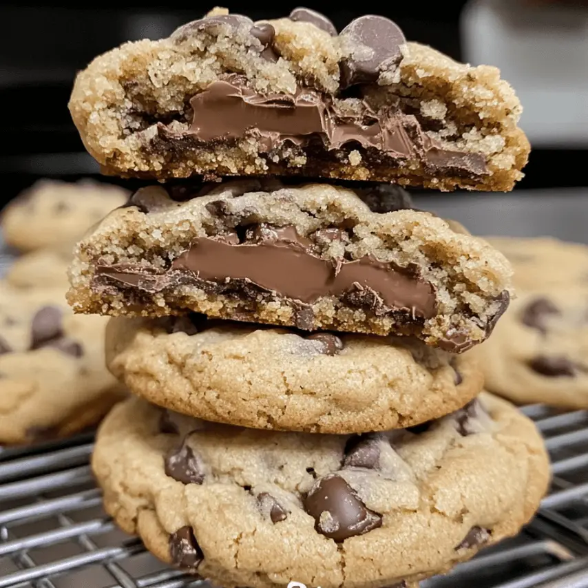 Reese’s Stuffed Chocolate Chip Cookies Freshly Baked
