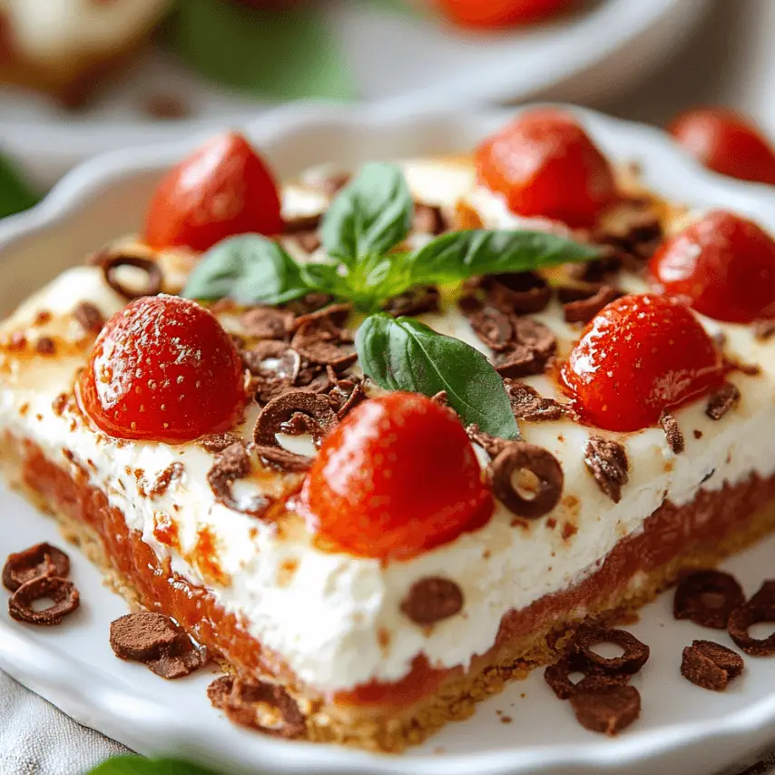 Classic No-Bake Italian Dessert Platter